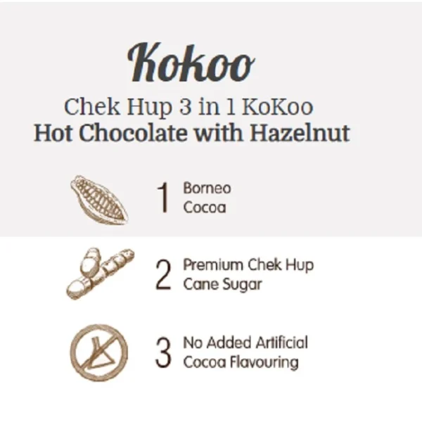 Chek Hup Kokoo 3 in 1 Hazelnut  Chocolate