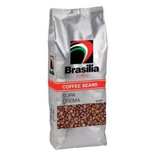 Brasilia Coffee Beans Espresso Supa Crema 1kg  Roasted Whole Arabica Coffee Beans