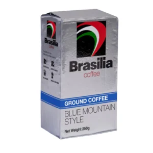 Brasilia Coffee Ground Brick Pack Blue Mountain 250g  100  Arabica Coffee Powder