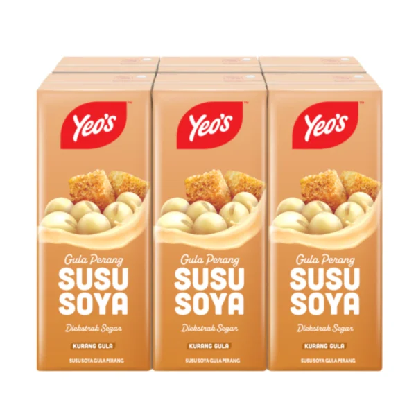 Yeo s Brown Sugar Soya Bean 250ml 6