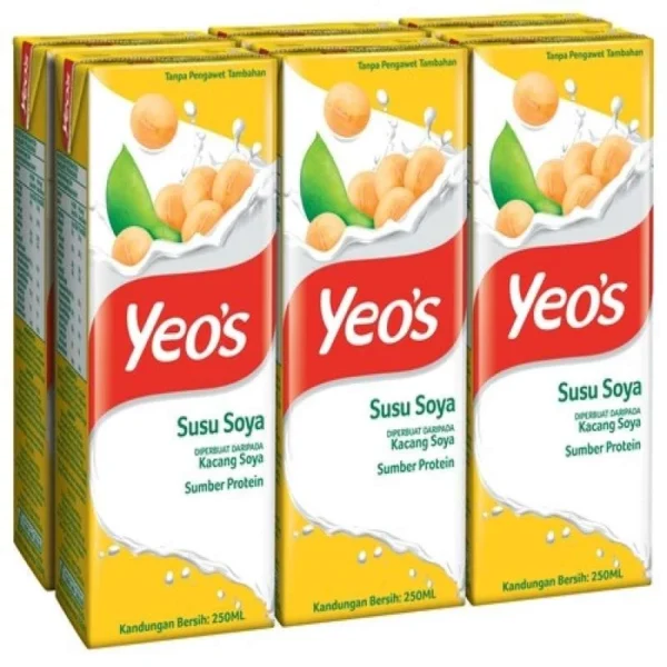 Yeo s Soya Bean 250ml 6