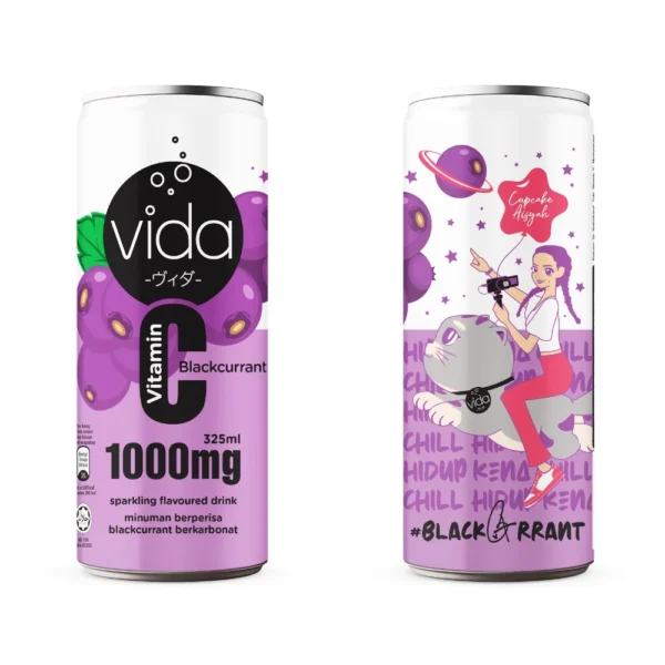 Vida Vitamin C Blackcurrant 325ml